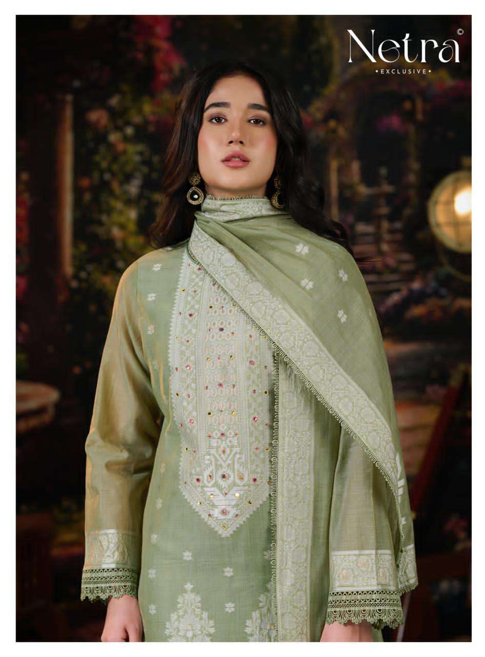 Saiba Netra Pant Style Suits Supplier Ahmedabad