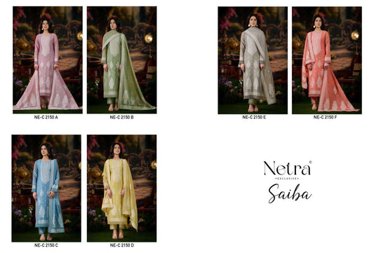 Saiba Netra Pant Style Suits Supplier Ahmedabad