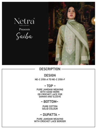 Saiba Netra Pant Style Suits Supplier Ahmedabad