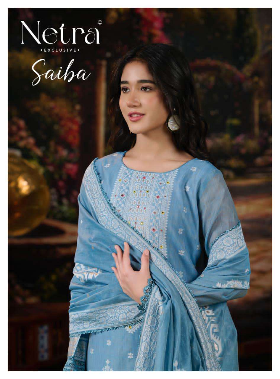Saiba Netra Pant Style Suits Supplier Ahmedabad