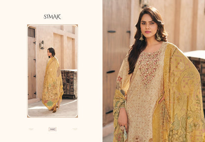 Saima Vol 10 Simar Cotton Pant Style Suits Supplier Ahmedabad