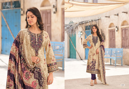 Saima Vol 10 Simar Cotton Pant Style Suits Supplier Ahmedabad