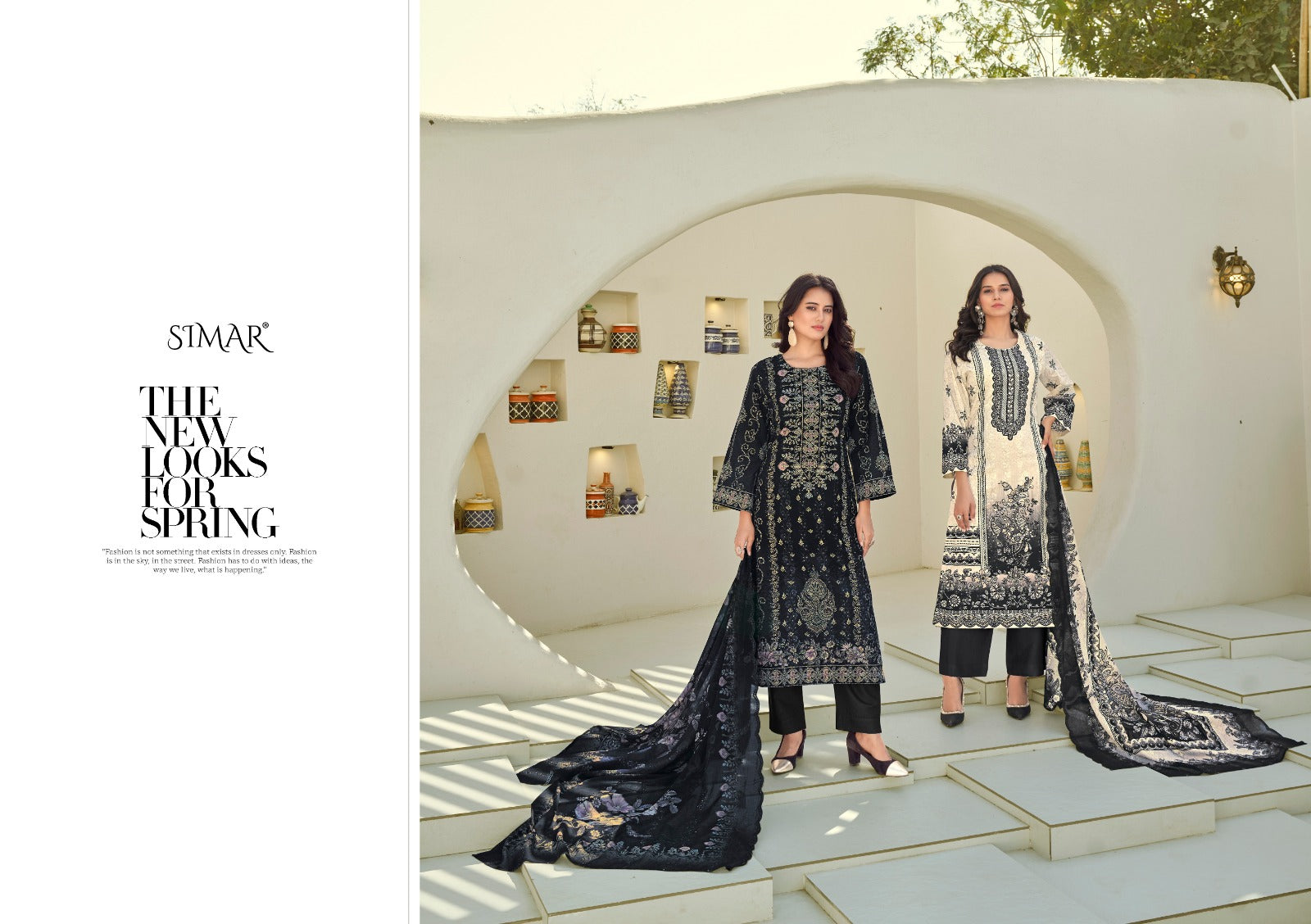 Saima Vol 12 Simar Cotton Karachi Salwar Suits Wholesaler Ahmedabad