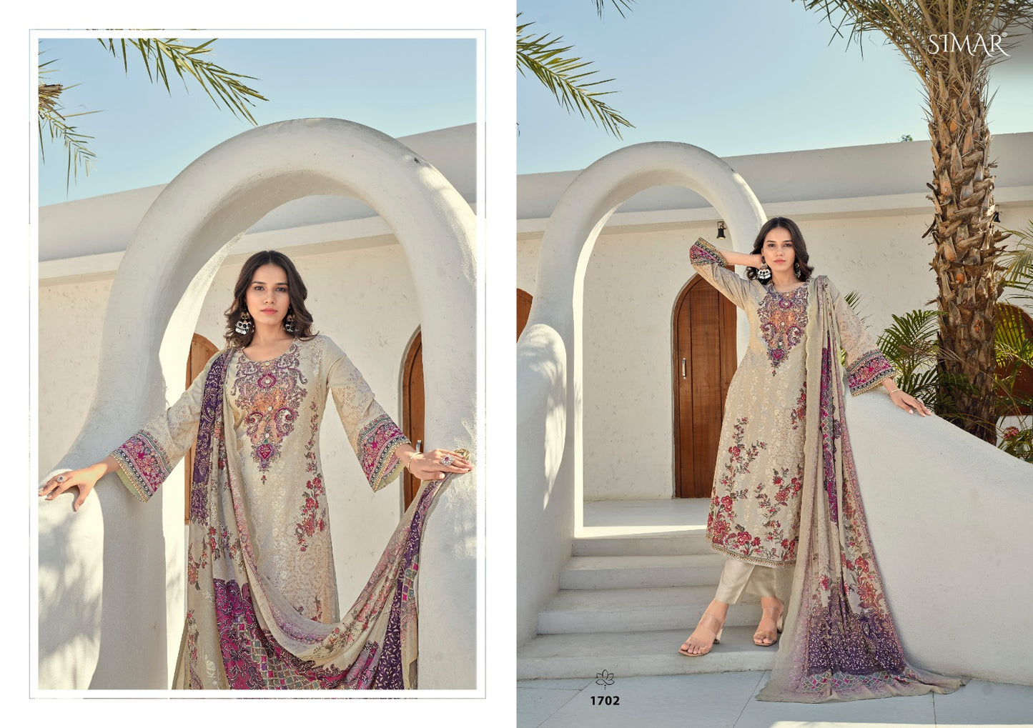 Saima Vol 12 Simar Cotton Karachi Salwar Suits Wholesaler Ahmedabad
