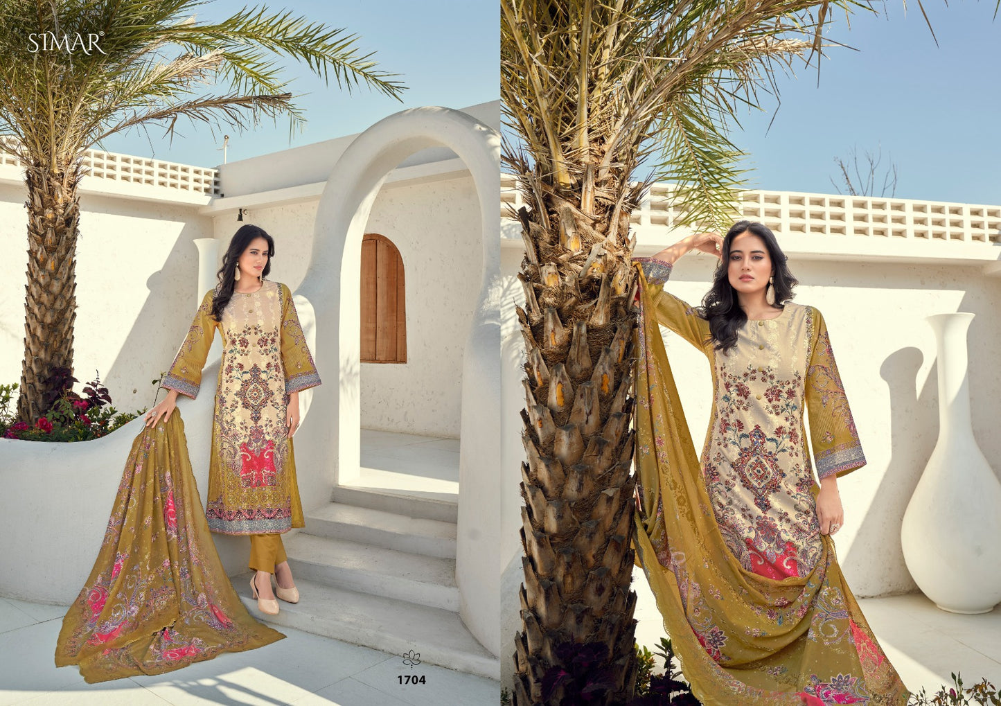 Saima Vol 12 Simar Cotton Karachi Salwar Suits Wholesaler Ahmedabad