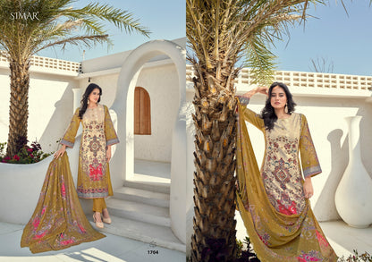 Saima Vol 12 Simar Cotton Karachi Salwar Suits Wholesaler Ahmedabad