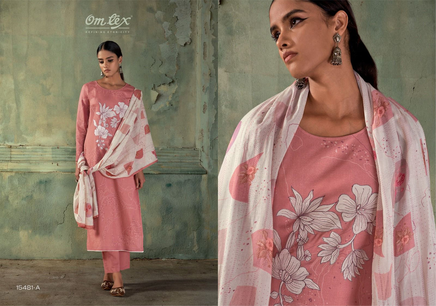 Saina Omtex Lawn Cotton Pakistani Salwar Suits Supplier Gujarat