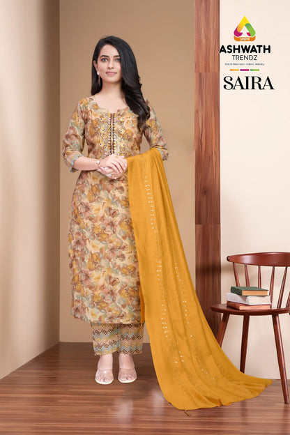 Saira Ashwath Modal Readymade Pant Style Suits Supplier Gujarat