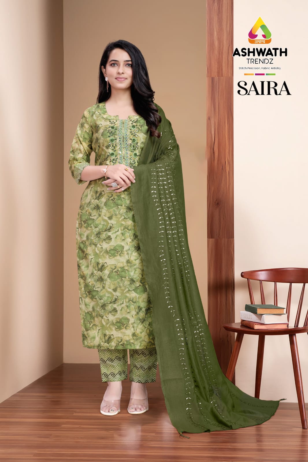 Saira Ashwath Modal Readymade Pant Style Suits Supplier Gujarat