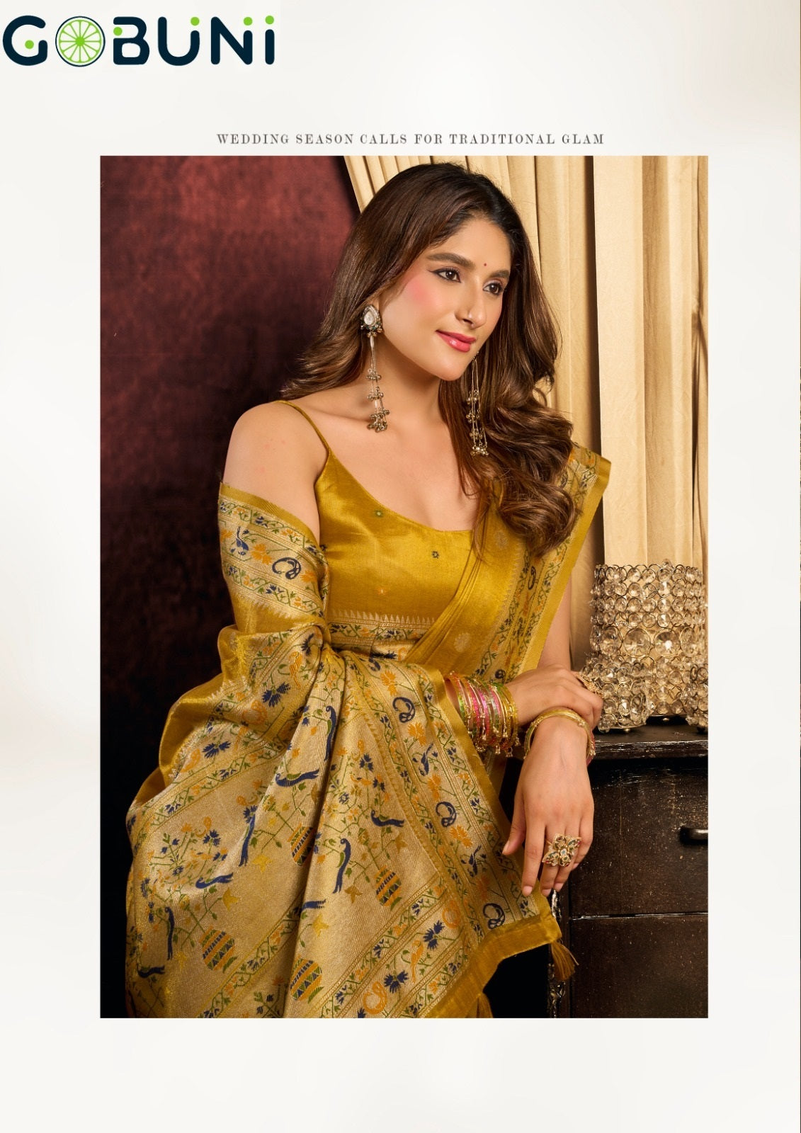 Saira Gobuni Tissue Silk Sarees Manufacturer