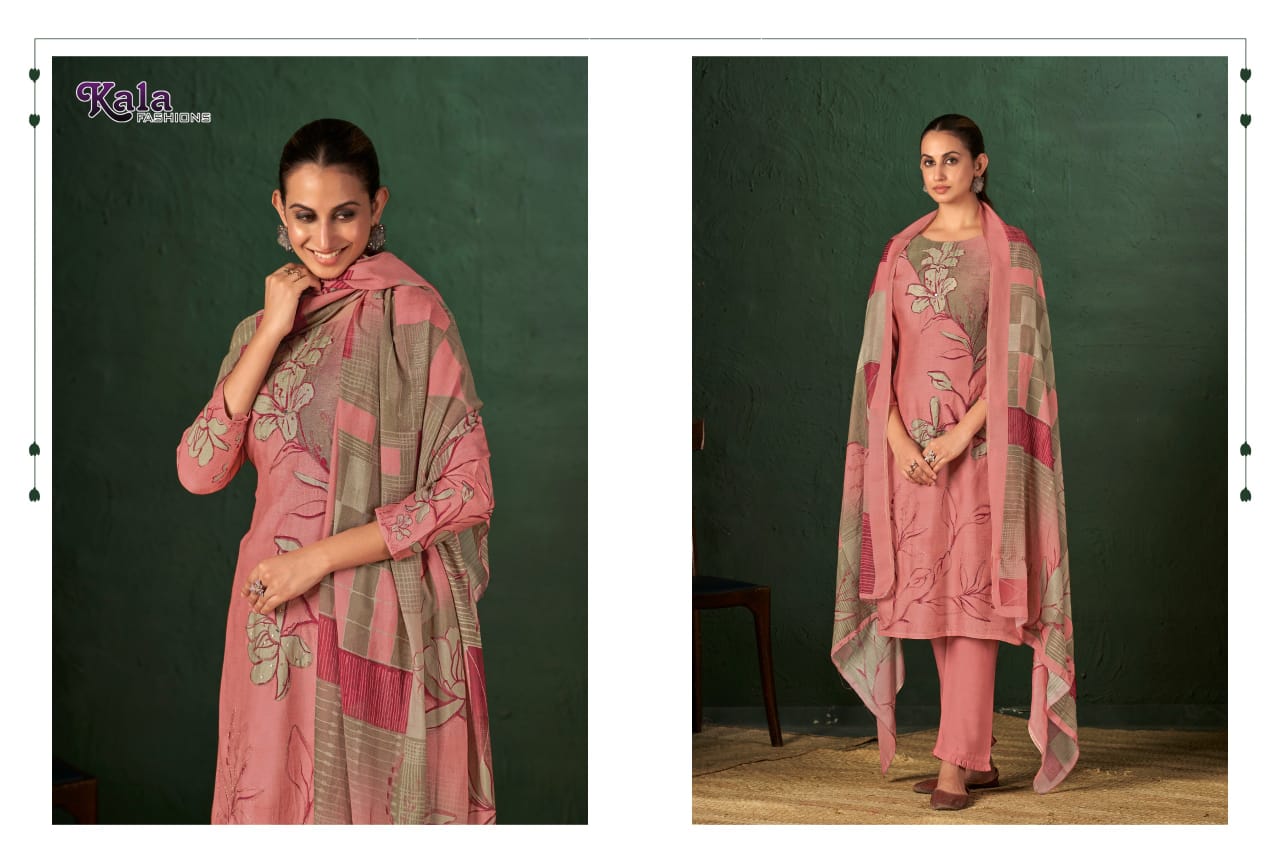 Saira Kala Fashion Muslin Pant Style Suits Exporter Ahmedabad