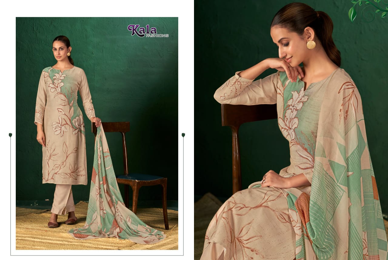 Saira Kala Fashion Muslin Pant Style Suits Exporter Ahmedabad