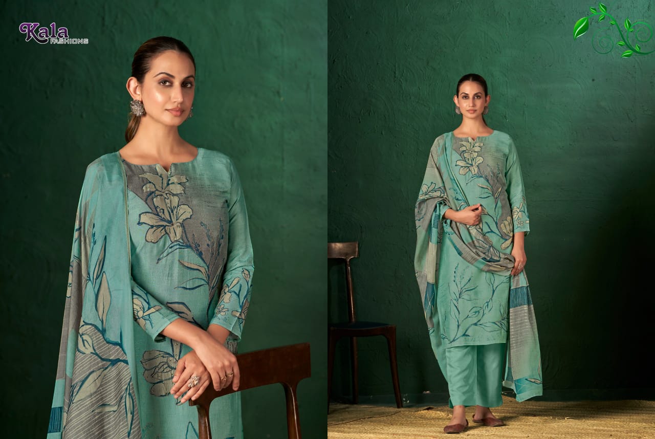 Saira Kala Fashion Muslin Pant Style Suits Exporter Ahmedabad