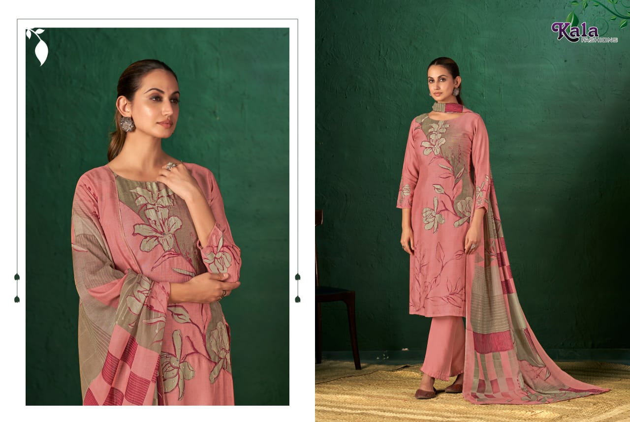 Saira Kala Fashion Muslin Pant Style Suits Exporter Ahmedabad