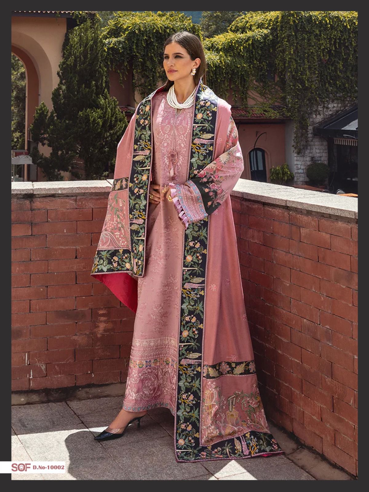 Saira Rizwan Vol 10 Shree Om Lawn Karachi Salwar Suits Exporter India