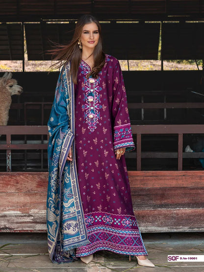 Saira Rizwan Vol 10 Shree Om Lawn Karachi Salwar Suits Exporter India