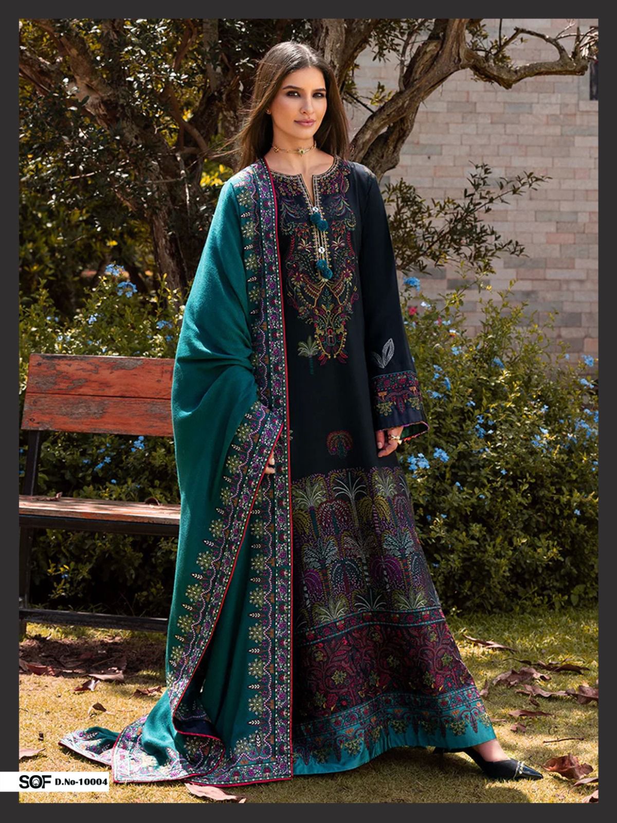 Saira Rizwan Vol 10 Shree Om Lawn Karachi Salwar Suits Exporter India