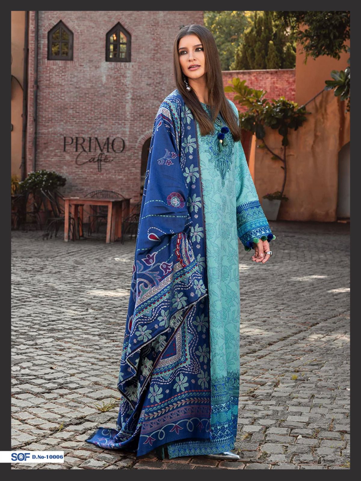 Saira Rizwan Vol 10 Shree Om Lawn Karachi Salwar Suits Exporter India