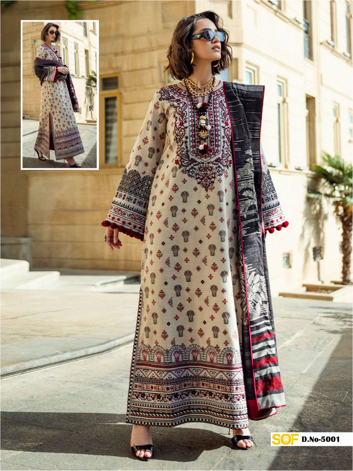 Saira Rizwan Vol 5 Luxury Lawn Collection Shree Om Karachi Salwar Suits Supplier