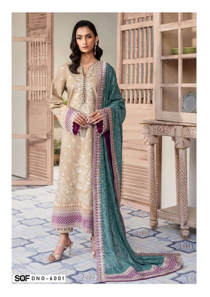 Saira Rizwan Vol 6 Shree Om Heavy Lawn Karachi Readymade Suits Wholesale Price