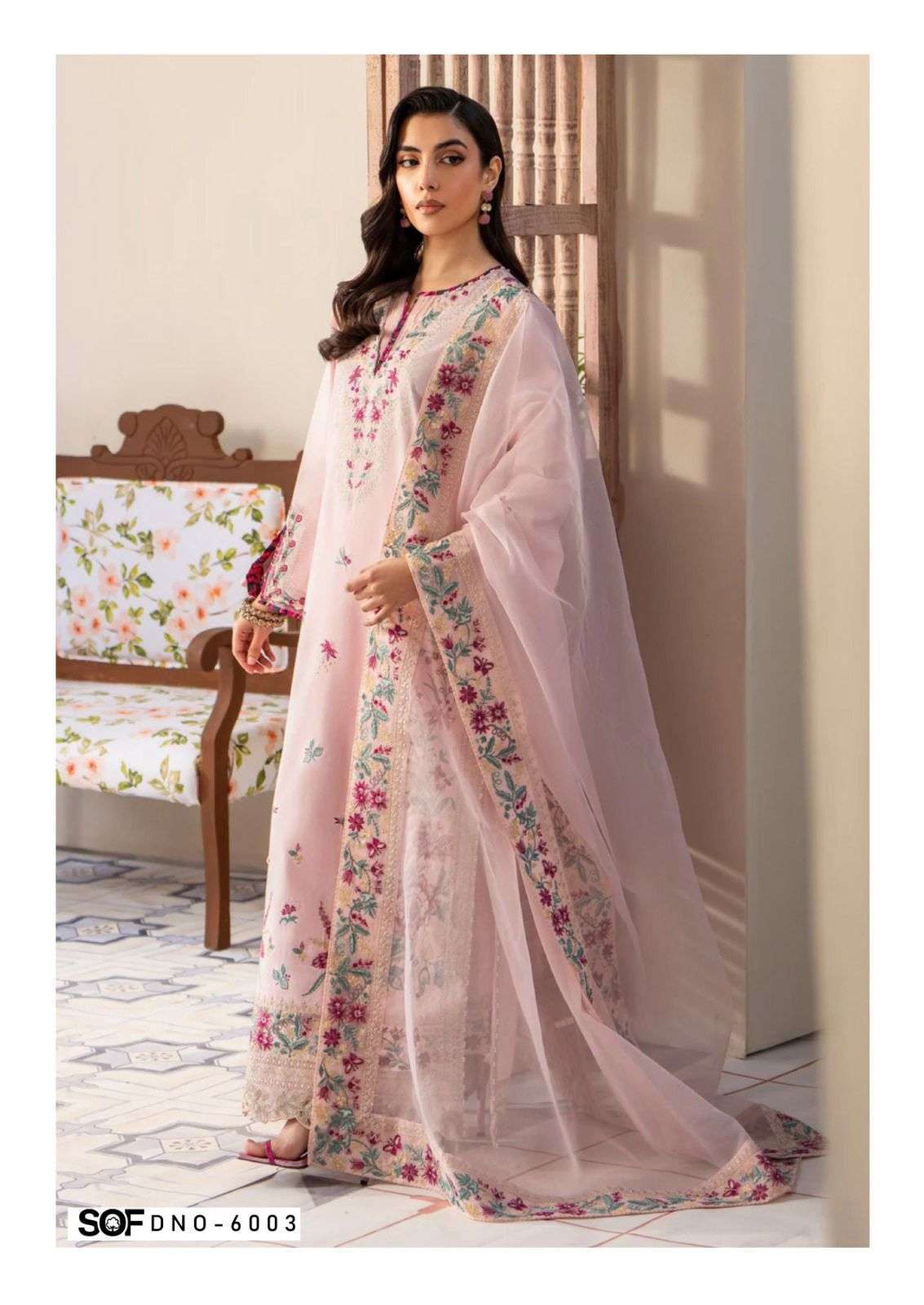 Saira Rizwan Vol 6 Shree Om Heavy Lawn Karachi Readymade Suits Wholesale Price