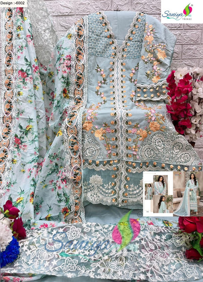 Saira Sakira Vol 6 Saniya Trendz Chikankari Pakistani Salwar Suits Wholesale