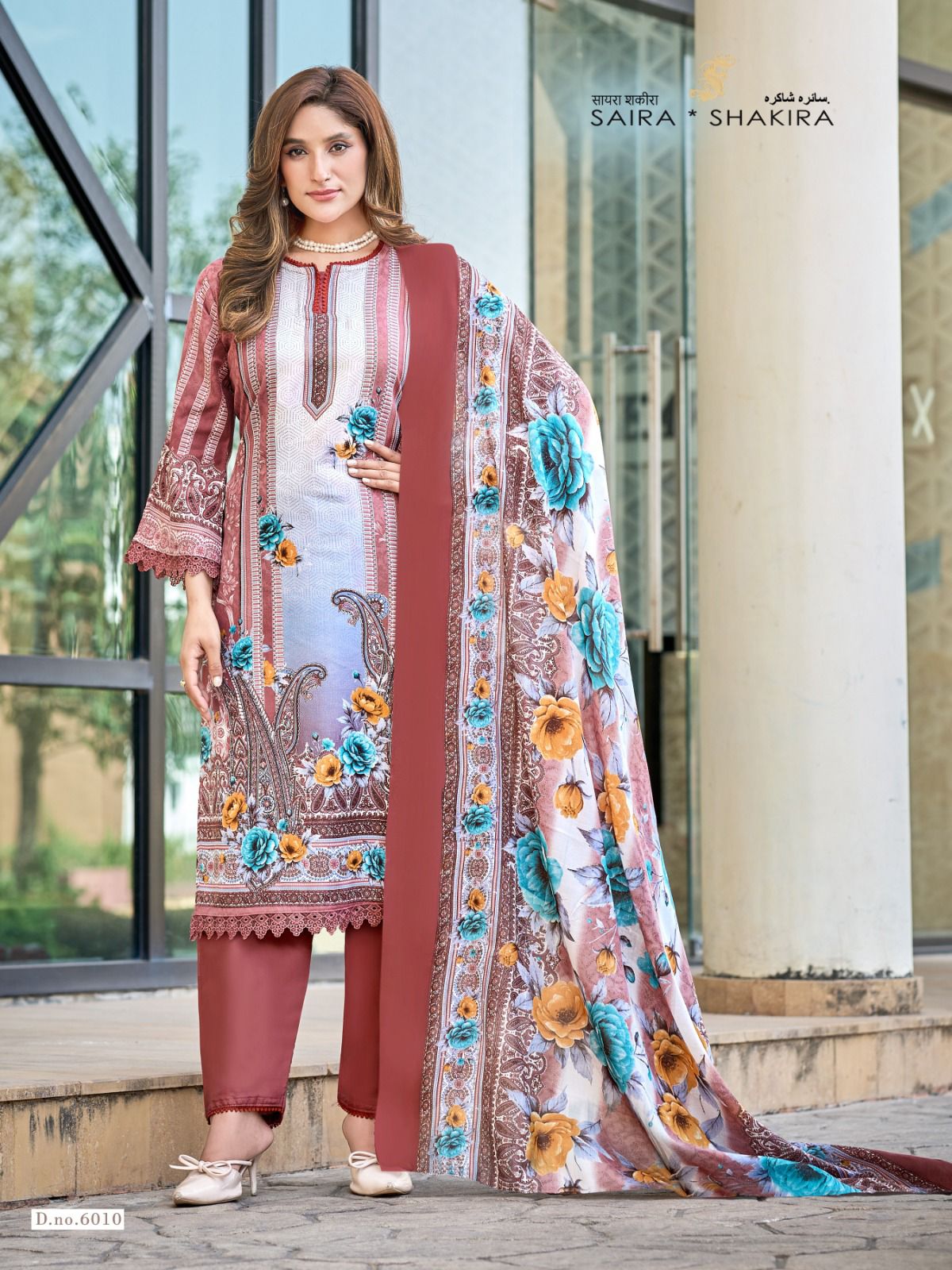 Saira Shakira Vol 6 Ganesha Mix Cotton Karachi Salwar Suits Manufacturer India