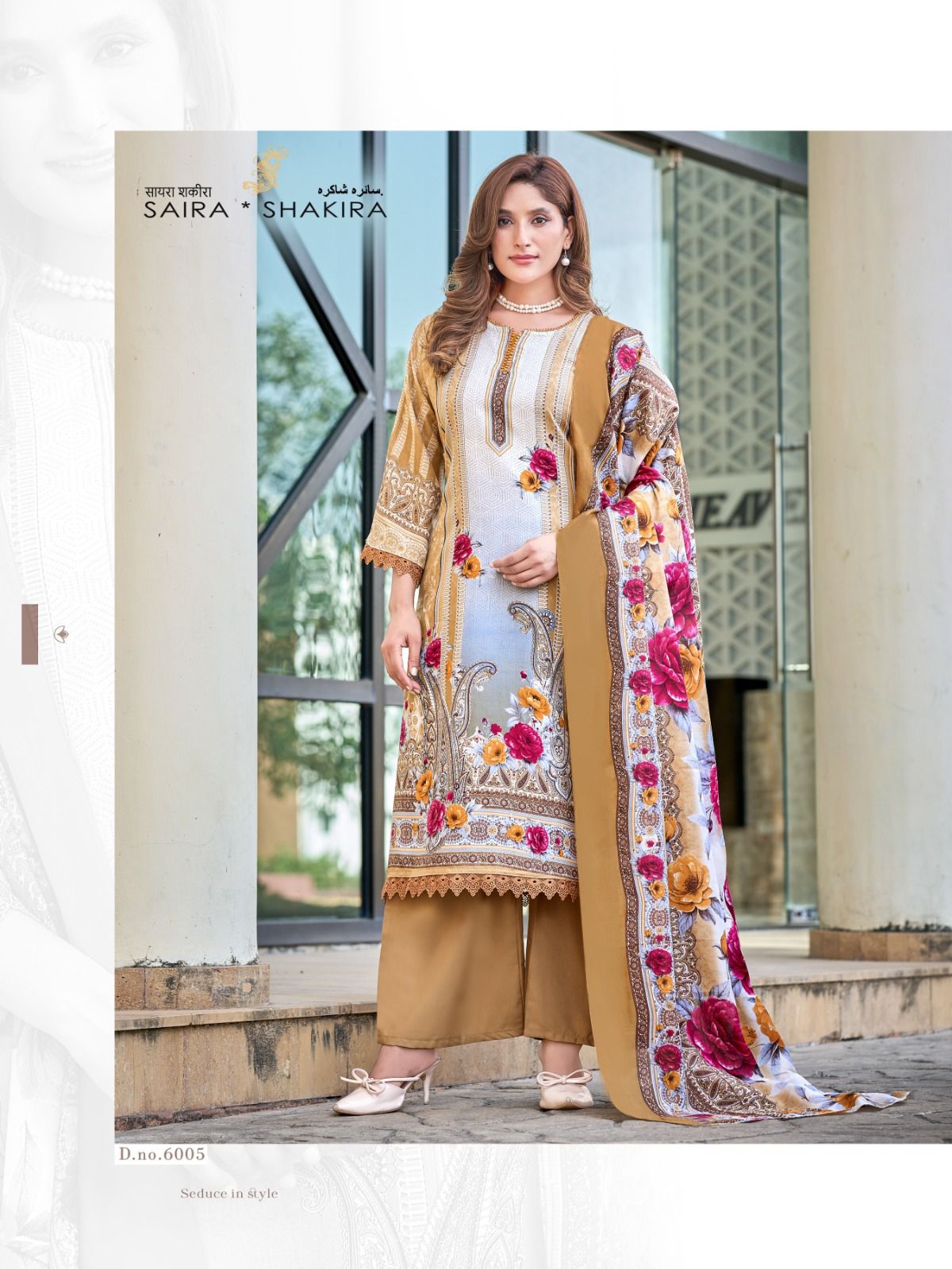 Saira Shakira Vol 6 Ganesha Mix Cotton Karachi Salwar Suits Manufacturer India