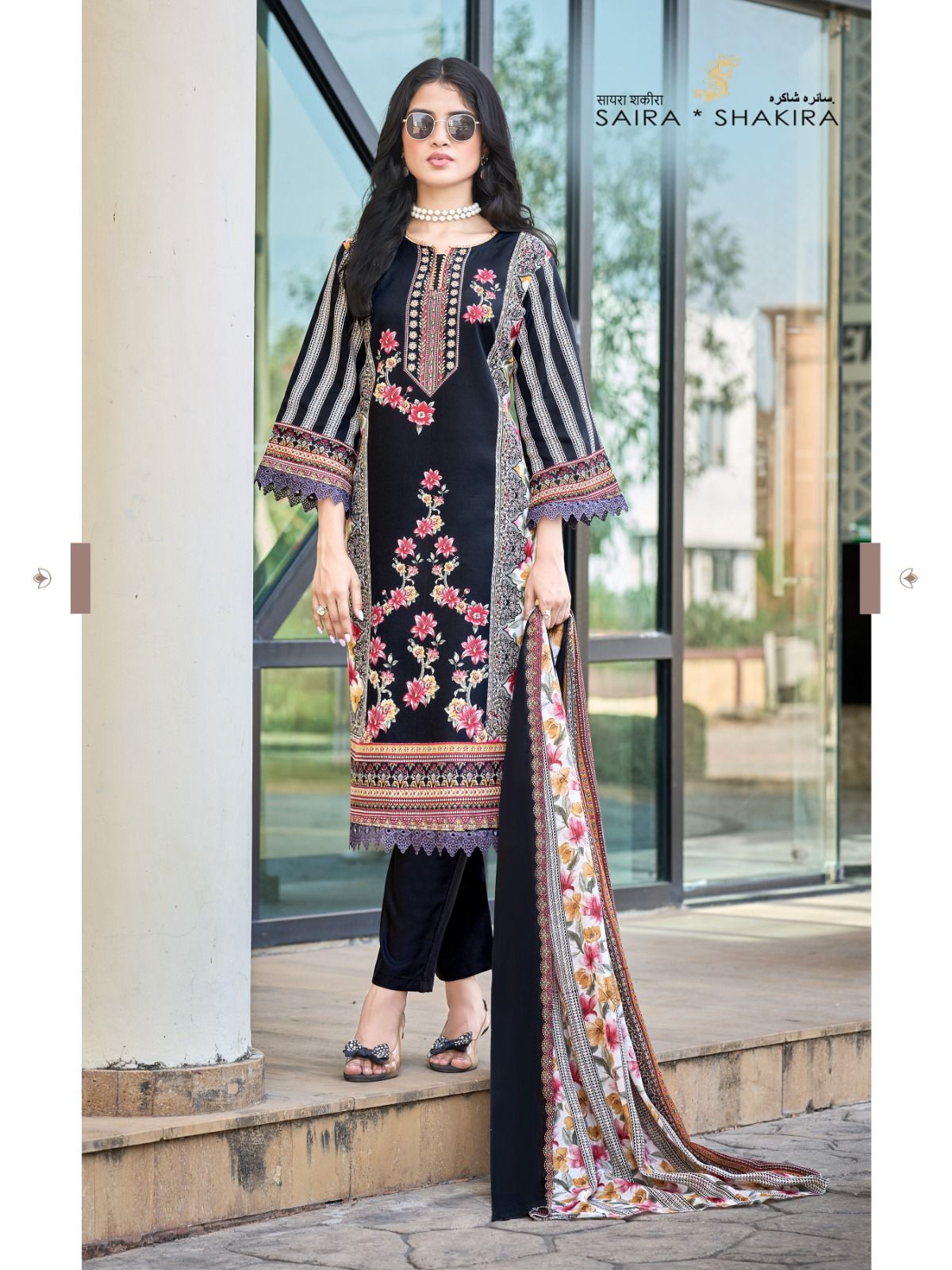 Saira Shakira Vol 6 Ganesha Mix Cotton Karachi Salwar Suits Manufacturer India