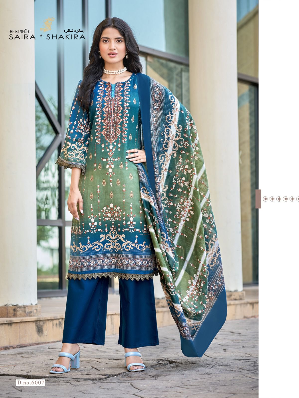 Saira Shakira Vol 6 Ganesha Mix Cotton Karachi Salwar Suits Manufacturer India