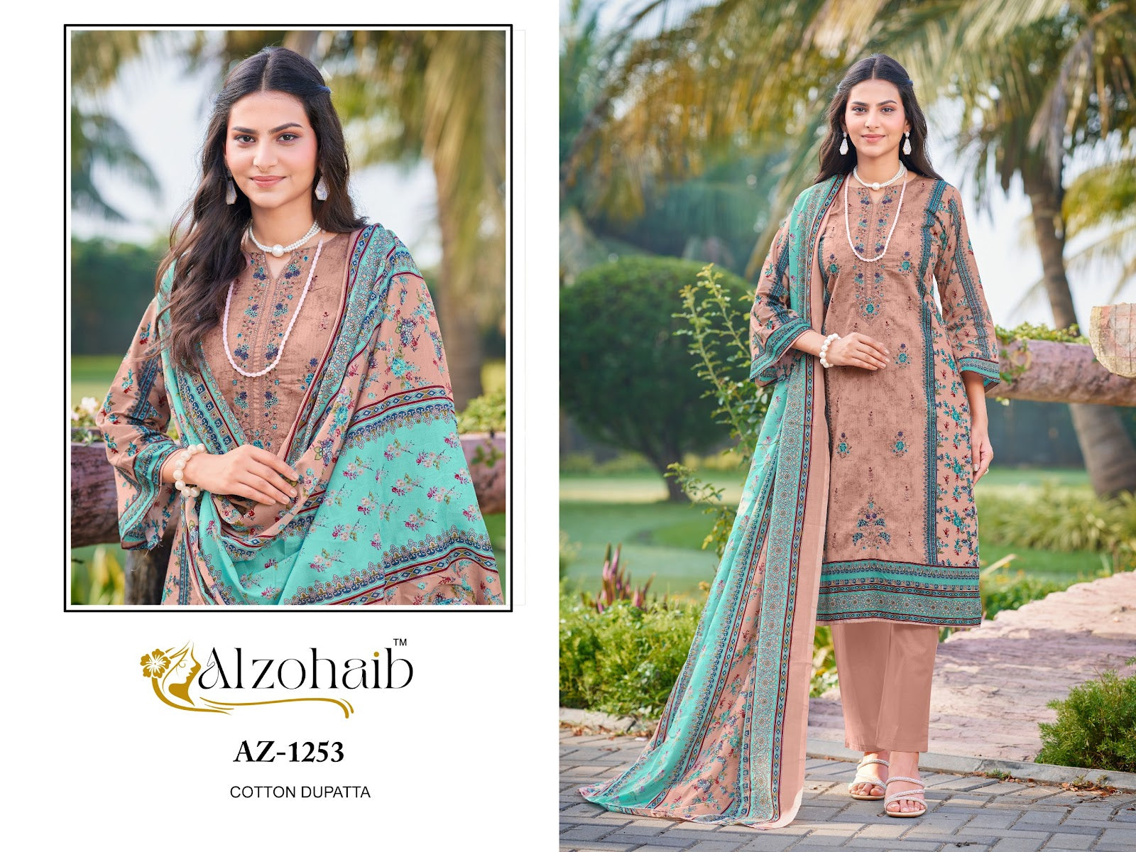 Saira Vol 1 Al Zohaib Pure Cotton Karachi Salwar Suits Exporter