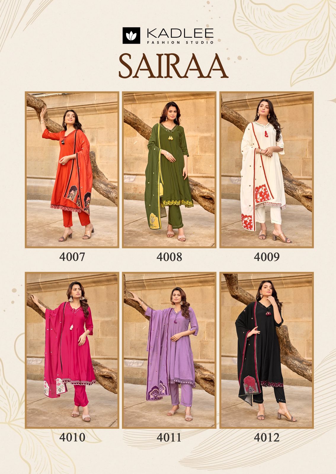 Sairaa Kadlee Muslin Readymade Anarkali Suits Wholesaler India