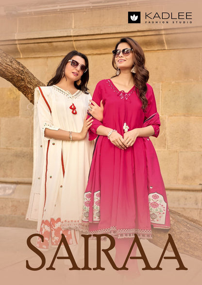 Sairaa Kadlee Muslin Readymade Anarkali Suits Wholesaler India