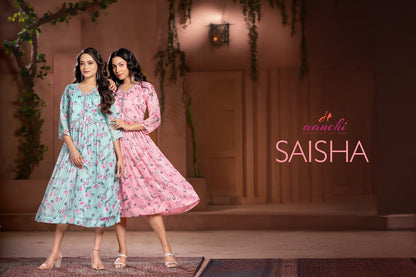 Saisha Aanchi Georgette One Piece Wholesaler India