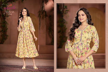 Saisha Aanchi Georgette One Piece Wholesaler India