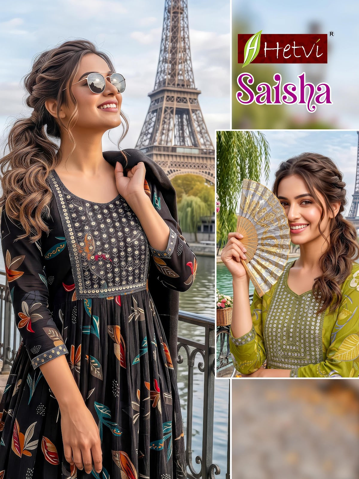 Saisha Hetvi Milano Anarkali Kurtis Wholesaler India