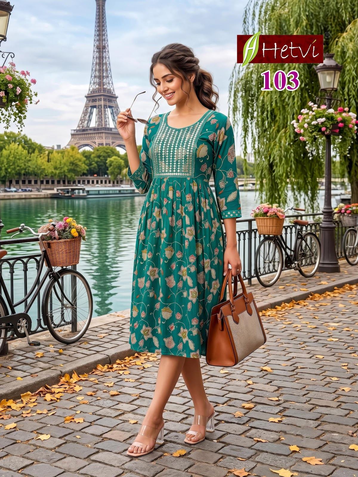 Saisha Hetvi Milano Anarkali Kurtis Wholesaler India