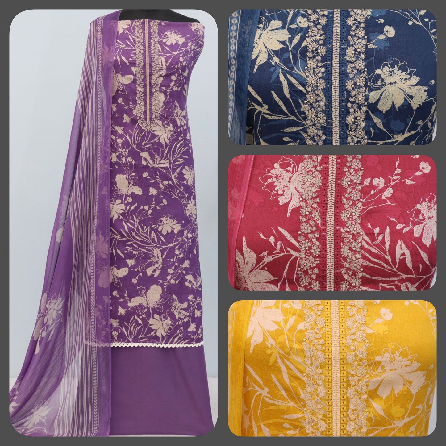 Saisha New Colours Supriya Fashion Jam Silk Salwar Suits Exporter Gujarat