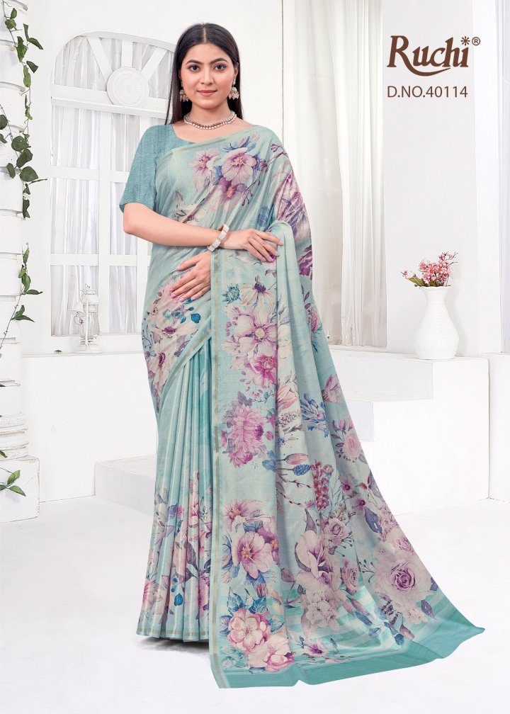 Saisha Vol 2 Ruchi Tussar Silk Sarees Manufacturer India