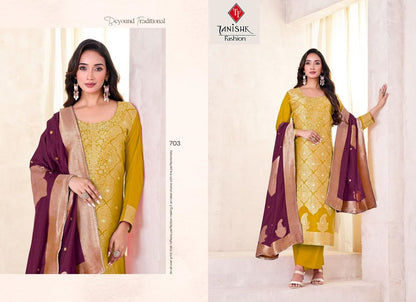 Saiya Tanishk Fashion Pure Viscose Plazzo Style Suits Manufacturer India