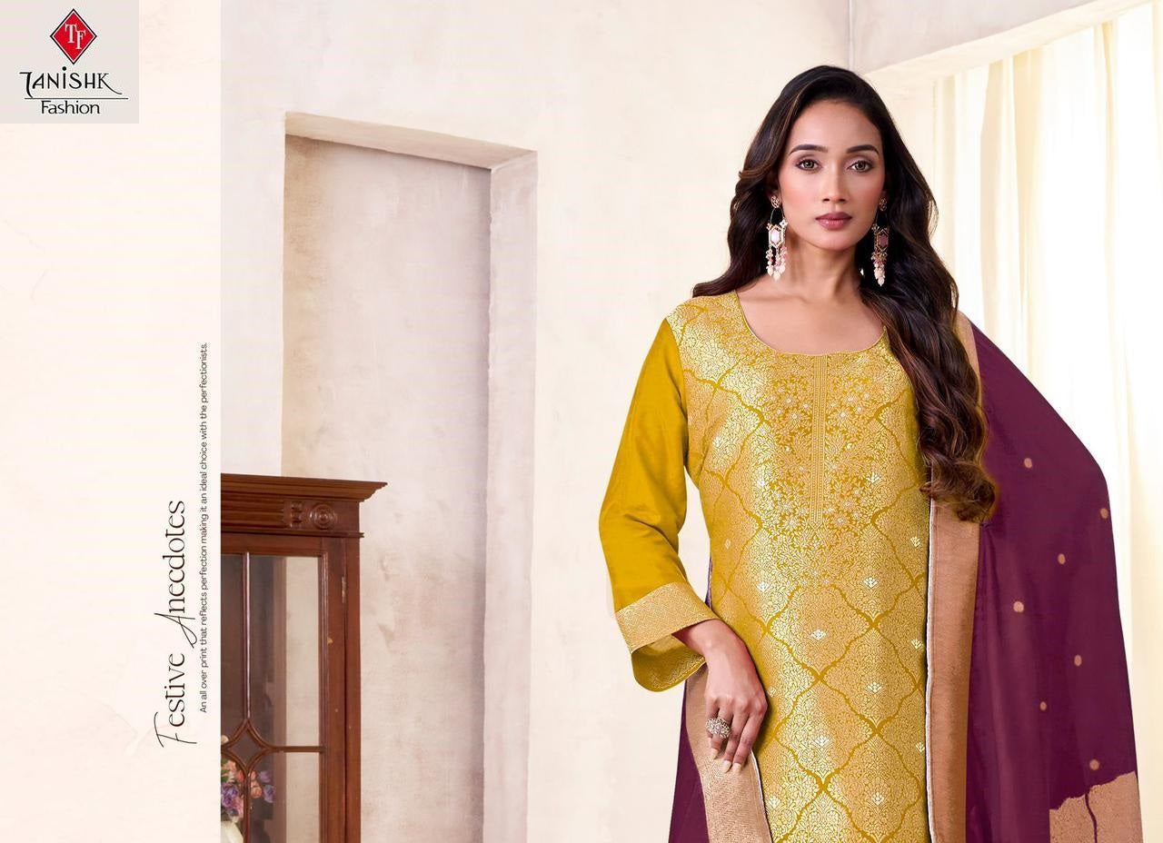 Saiya Tanishk Fashion Pure Viscose Plazzo Style Suits Manufacturer India