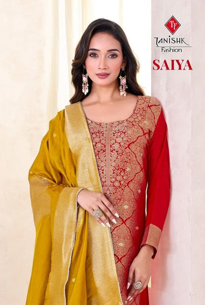 Saiya Tanishk Fashion Pure Viscose Plazzo Style Suits Manufacturer India