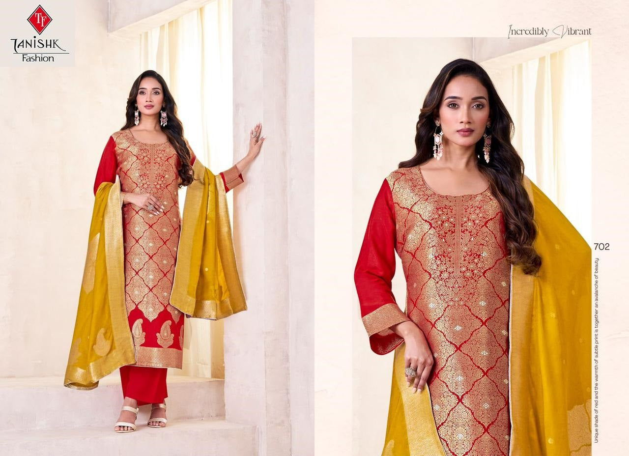 Saiya Tanishk Fashion Pure Viscose Plazzo Style Suits Manufacturer India