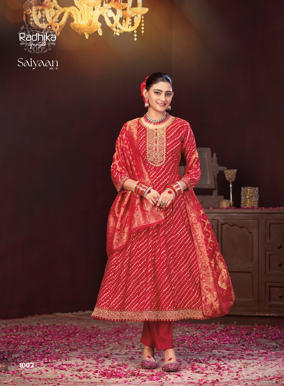 Saiyaan Vol 1 Radhika Lifestyle Silk Readymade Anarkali Suits Wholesaler India