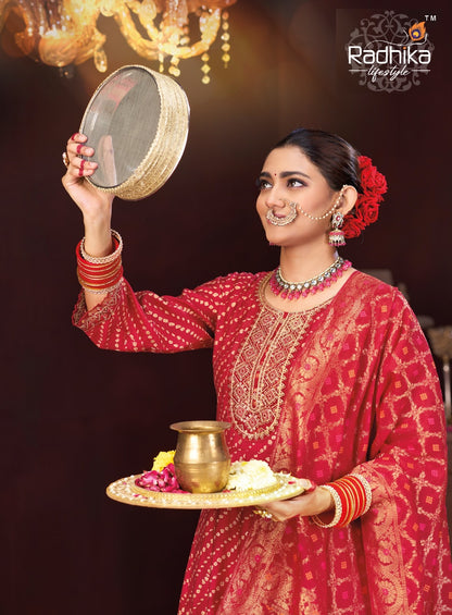 Saiyaan Vol 1 Radhika Lifestyle Silk Readymade Anarkali Suits Wholesaler India