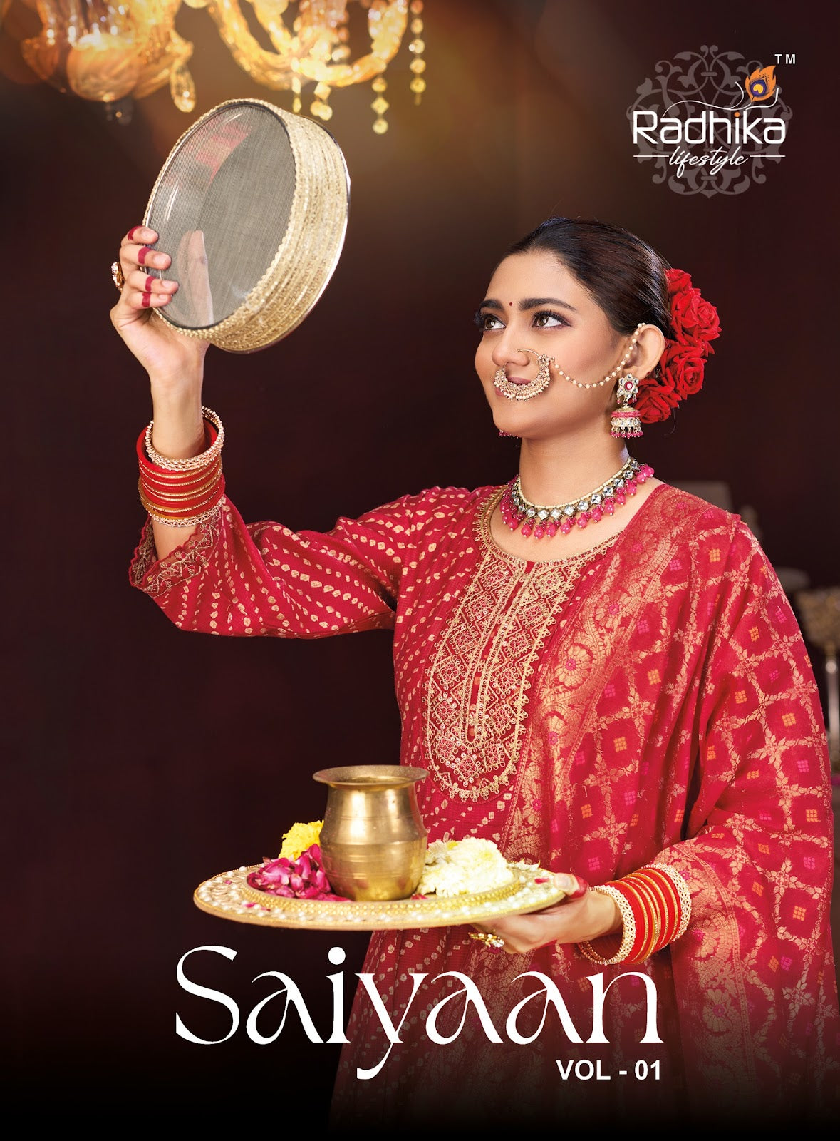 Saiyaan Vol 1 Radhika Lifestyle Silk Readymade Anarkali Suits Wholesaler India