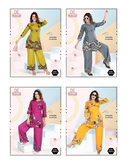 Saiyaara 15002 Kasual Cotton Co Ord Set Exporter Gujarat