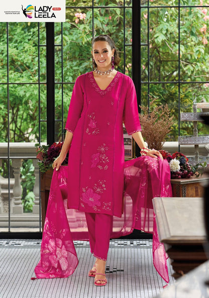 Saiyaara Ladyleela Viscose Readymade Pant Style Suits Exporter Gujarat
