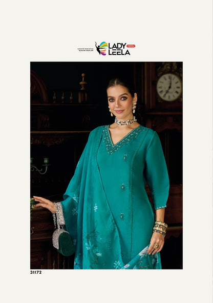 Saiyaara Ladyleela Viscose Readymade Pant Style Suits Exporter Gujarat