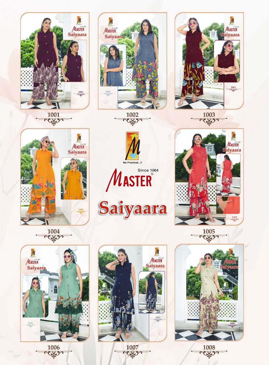 Saiyaara Master Rayon Co Ord Set Supplier